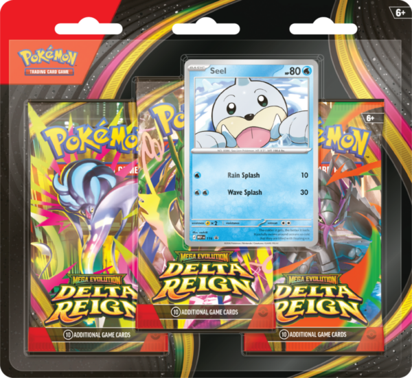 Pokémon TCG: Mega Evolution — Delta Reign — 3-Pack Blister